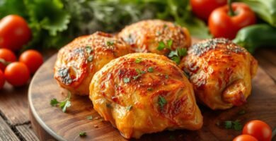 Crispy Air Fryer Chicken Thighs